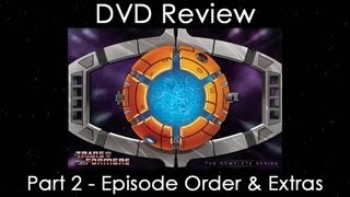 Transformers Matrix Set DVD Review  Part 2  Episode Order Extras and How I Helped [upl. by Mclain579]