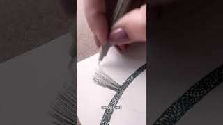 Feather Drawing drawing feather fineliner zentangle art illustration [upl. by Arriek]