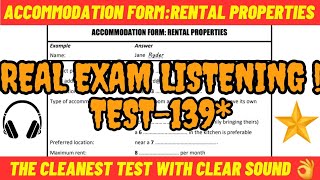 accommodation form rental properties ielts listening test with answers [upl. by Prakash]