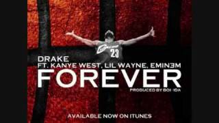 Drake  Forever Lyrics Feat Kanye West Lil Wayne amp Eminem [upl. by Aihsirt]