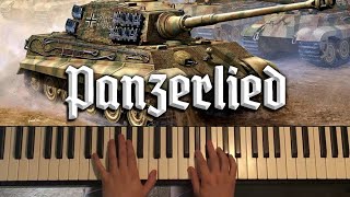 How To Play  Panzerlied Piano Tutorial Lesson [upl. by Keese516]