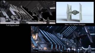 VFX Before and After Star Wars The Force Awakens PART 1 [upl. by Lecrad]