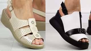 MOSTLY NEW ARRIVALS TOP DIFFERENT FOOTWEAR DESIGN SANDAL DESIGN BEST SHOES COLLECTION [upl. by Ilojne]