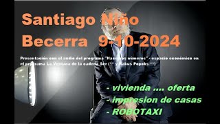 Santiago Niño Becerra– vivienda  problema d oferta vivienda mediante impresiónROBOTAXI  91024 [upl. by Akkire525]