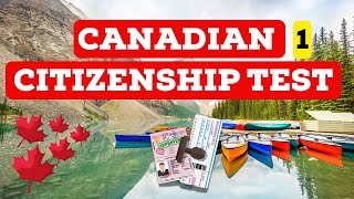 Canadian Citizenship Test 2024  Exam Practice Questions test 1 [upl. by Fredella]