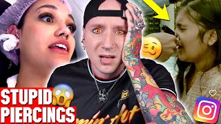 Shocking Piercing Fails YOU WONT BELIEVE  Instagram DMs 54  Roly [upl. by Bolte350]