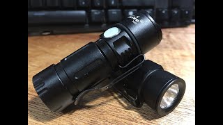 Unboxing amp Testing Alonefire X30 16340 mini Flashlight [upl. by Barren874]