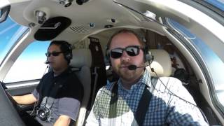 Citation CJ3 Flight w Departure and Landing at Spirit of St Louis KSUS [upl. by Krebs]