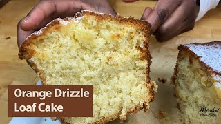 Orange drizzle loaf cake recipe  Orange drizzle loaf cake uk  Orange glaze with granulated sugar [upl. by Doss717]