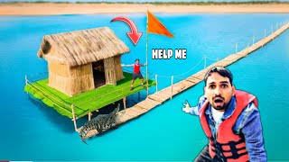 MR INDIAN HACKER Built a house on water 🏄 [upl. by Ahsirpac]