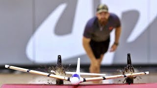 Airplane Trick Shots  Dude Perfect [upl. by Malone]