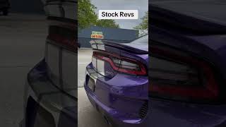 quotSRT Hellcat Exhaust vs Old Exhaust Sound Comparison😱😱😱🤯😂 srt mopar hellcat dodgesrt [upl. by Enitsuj]