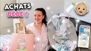 PREMIERS ACHATS  Cadeaux pour BÉBÉ  👶🏼 Je foooonds [upl. by Rosy]