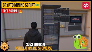 QBCore Crypto Mining Script  Setup Mining Rig in Housing  Free FiveM Script  QBCore Framework [upl. by Zena]