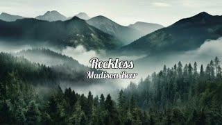 Madison Beer  Reckless lyrics slowed  reverb [upl. by Sims]