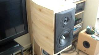 DIY bookshelf speakers sonus faber likeScanspeakTangband [upl. by Roberson]