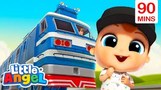 Choo Choo Train Song  Job and Career Songs  LittleAngel Nursery Rhymes for Kids [upl. by Barnes]