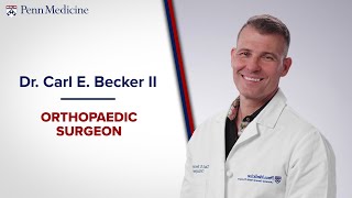 Meet Dr Carl Becker II Orthopaedic Surgeon [upl. by Dorehs]