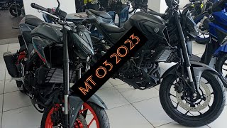 NOVA MT 03 2023 COR CINZA SOLIDO E PRETO FOSCO 13 MIL REAIS MAIS BARATA QUE A CB 500f [upl. by Grieve]