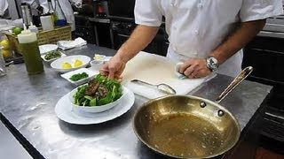 PanSeared Foie Gras on Spinach Salad  Wholesome Flavors [upl. by Ardet]