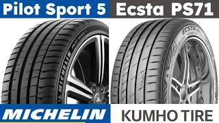 Michelin Pilot Sport 5 vs Kumho Ecsta PS71 [upl. by Maon158]