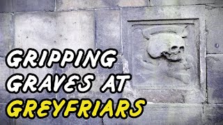 Exploring Greyfriars Kirkyard in Edinburgh 4 MINUTE EDIT [upl. by Nashom]