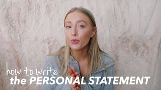 HOW TO WRITE YOUR PERSONAL STATEMENT PA  Dos amp Donts  revealing mine [upl. by Prissie]