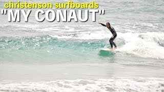 【小波最強モデル】サーフボード紹介復活第一弾！！Christenson surfboards quotMY CONAUTquot53quot [upl. by Lowery531]