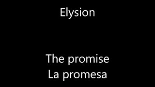 Elysion  The promise Subtitulada Ingles  Español [upl. by Nilra259]