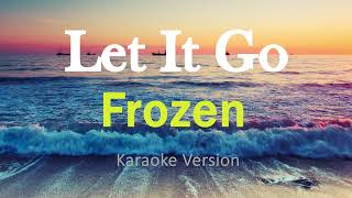 Let It Go  Frozen Idina Menzel Karaoke Version [upl. by Atinaw]