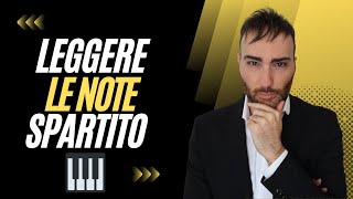 Come Leggere le Note Musicali sul Pentagramma ✅ [upl. by Saihttam]