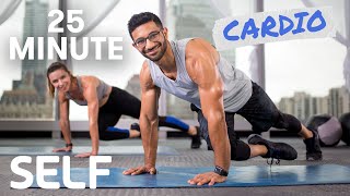 25 Minute Full Body Cardio Workout  No Equipment With WarmUp and CoolDown  SELF [upl. by Murvyn450]