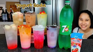 7Up recipe for Flavored soda and Yogurt Soda na pweding gawin pang Negosyo [upl. by Ellerahs401]