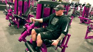 Planet Fitness  How To Use Leg Extension Machine [upl. by Arodaeht248]