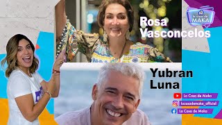 La actriz Rosa Vasconcelos y el actor Yubran Luna en LaCasaDeMaka noche para divertirse en grande [upl. by Brawner687]