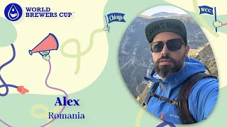 Alex Niculae Romania  World Brewers Cup  Round One [upl. by Aienahs659]