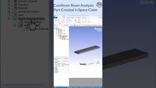 Cantilever Beam Simulation in Ansys Workbench  StepbyStep FEA Tutorial ANSYS CADDEngineer [upl. by Zsamot880]