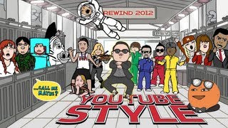 Rewind YouTube Style Gangnam Style 20122013 HD [upl. by Ier]