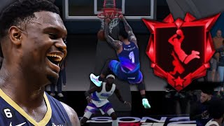 LEGEND POSTERIZER Turned my Zion Williamson Build into a ELITE SLASHER on NBA 2K25 [upl. by Madda]