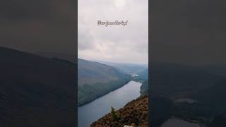 📌 Glendalough Mountains Ireland🇮🇪View of the Upper amp Lower Lakes from the top🏞️More coming up soon [upl. by Kajdan]