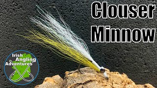 How to Tie The Clouser Minnow Bass Pollock SeaTrout [upl. by Ikila]