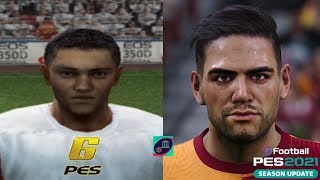 Radamel Falcao 🇨🇴  Face Evolution  PES 6 to PES 2021 [upl. by Aihseyn46]