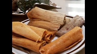 TAMALES ROJOS Y DE DULCE VEGANOS [upl. by Hines603]