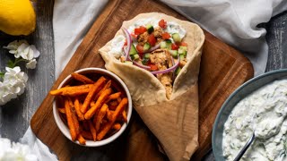 Gyro de pollo fácil  kiwilimón recetas [upl. by Assenev]