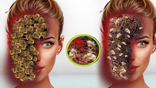 ASMR Dog Ticks Treatment amp Removal From Infested FaceSeverely Injured Animation Unmute Asmr [upl. by Kristo39]