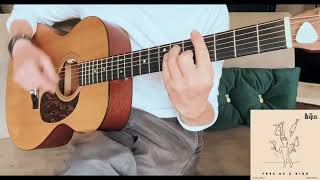 ‘Free As A Bird’ The Beatles  Guitar Chords Standard  No Capo [upl. by Jany]