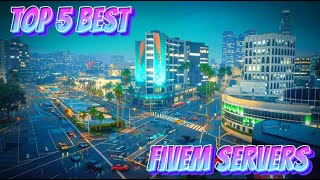 Top 5 Best FiveM Servers [upl. by Sidwell]