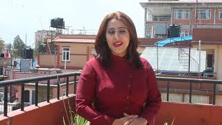 Manju Poudel wishing happy new year 2075 [upl. by Aimit]