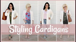 How to Style Long Cardigans for Women Over 40  How Mature Women Wear Long Cardigans [upl. by Carlo]