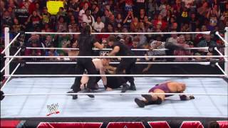 Ryback vs The Shield  3on1 Handicap Match Raw Dec 31 2012 [upl. by Akered]